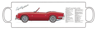 Triumph Spitfire 4 (MkI) 1962-64 (wire wheels) Mug 2